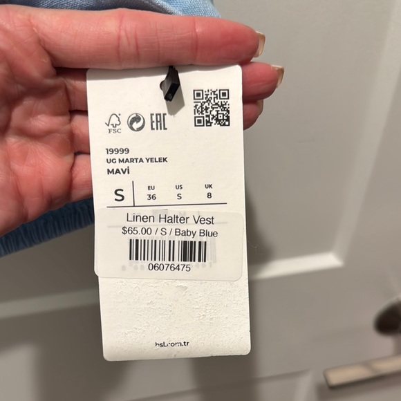 Light Blue Button-Front Matching Set - Picture 3 of 9